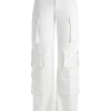 Women Alice and Olivia Olympia Mid Rise Baggy Cargo Pants
