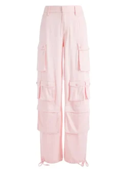 Women Alice and Olivia Olympia Mid Rise Baggy Cargo Pants