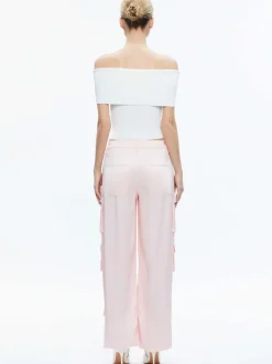 Women Alice and Olivia Olympia Mid Rise Baggy Cargo Pants