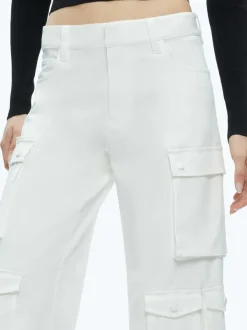 Women Alice and Olivia Olympia Mid Rise Baggy Cargo Pants