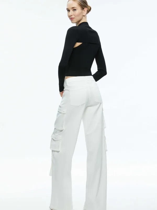 Women Alice and Olivia Orion Knit Tank And Shrug