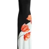 Women Alice and Olivia Pania Racer Neck Maxi Dress