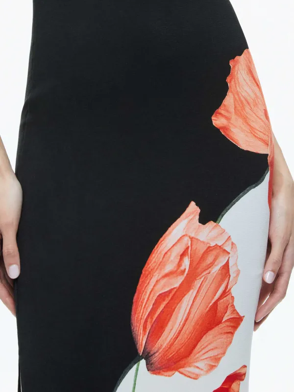 Women Alice and Olivia Pania Racer Neck Maxi Dress