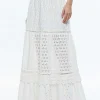 Women Alice and Olivia Reise Panelled Maxi Skirt