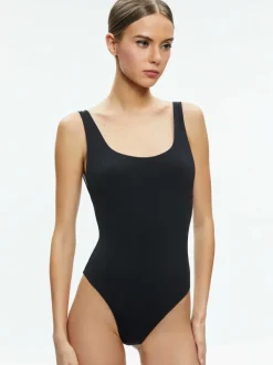 Women Alice and Olivia Remy Scoop Reversible Bodysuit