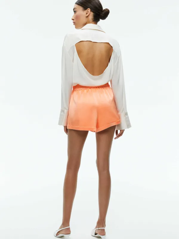 Women Alice and Olivia Richie Cuffed Low Rise Boxer Short