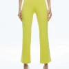 Women Alice and Olivia Rmp Mid Rise Back-Zip Bootcut Ankle Pant