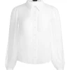 Women Alice and Olivia Roanne Sheer Blouse