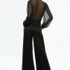 Women Alice and Olivia Roanne Sheer Blouse