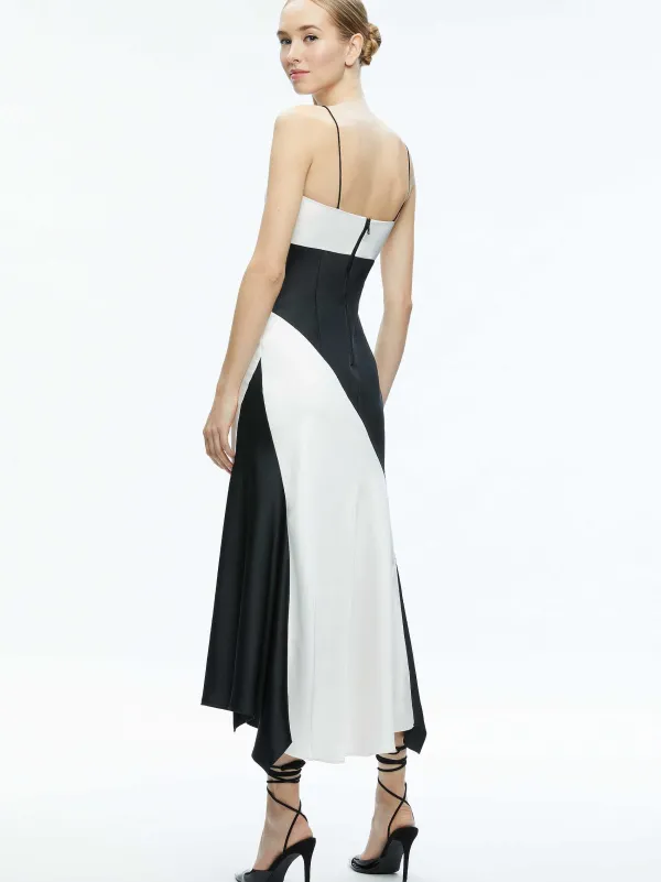 Women Alice and Olivia Rosa Asymmetrical Slip Dress