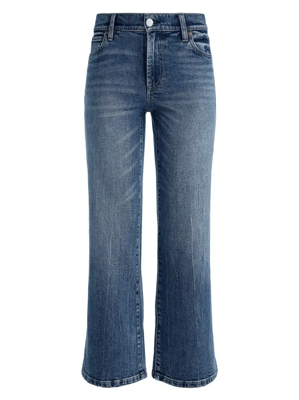 Women Alice and Olivia Roxie Kick Flare Jean