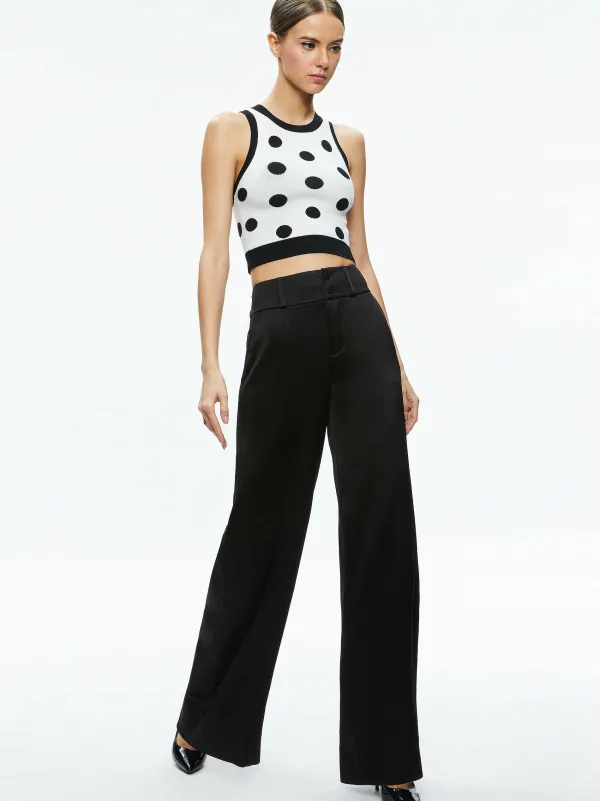 Women Alice and Olivia Rydel Cropped Tank
