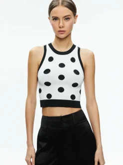 Women Alice and Olivia Rydel Cropped Tank