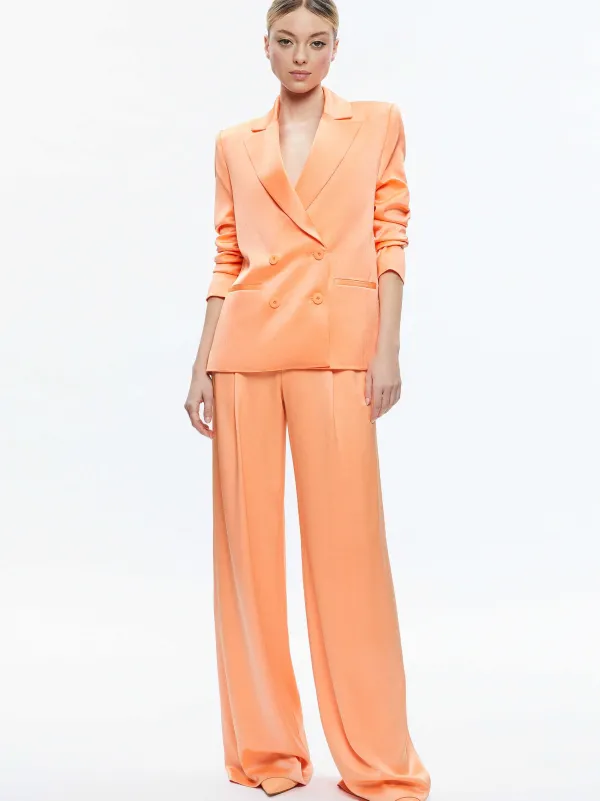 Women Alice and Olivia Santos Double Breasted Boyfriend Blazer