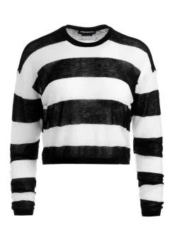 Women Alice and Olivia Sherrell Crew Neck Pullover