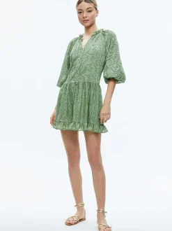 Women Alice and Olivia Sherrie Gathered Tunic Dress