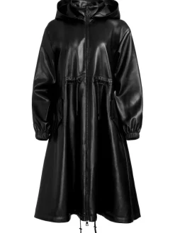 Women Alice and Olivia Simson Vegan Leather Windbreaker