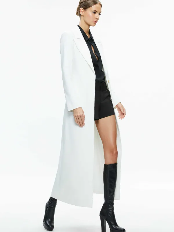 Women Alice and Olivia Theo Notch Collar Coat
