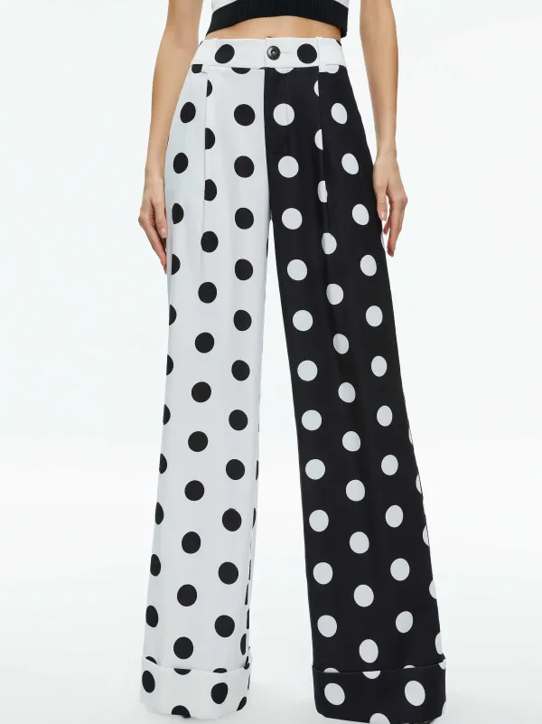 Women Alice and Olivia Tomasa Cuffed Trouser