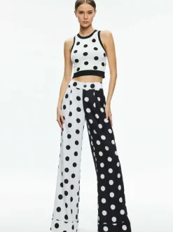 Women Alice and Olivia Tomasa Cuffed Trouser