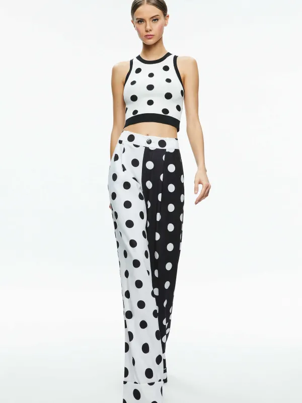 Women Alice and Olivia Tomasa Cuffed Trouser