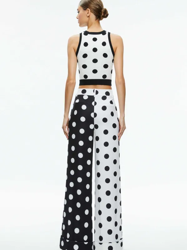 Women Alice and Olivia Tomasa Cuffed Trouser