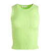 Women Alice and Olivia Tonita Ribbed Tank
