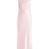 Women Alice and Olivia Valentina Draped Corset Maxi Dress