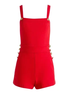 Women Alice and Olivia Vita Denim Romper