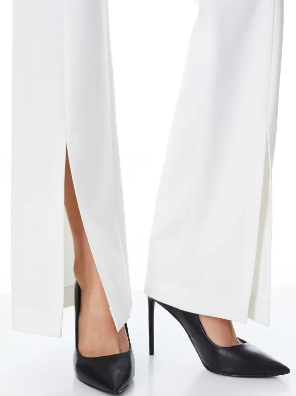 Women Alice and Olivia Walker Slim Front Slit Pants