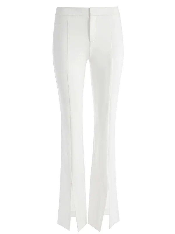 Women Alice and Olivia Walker Slim Front Slit Pants