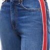 Women Alice and Olivia Weezy Side Stripe Jean