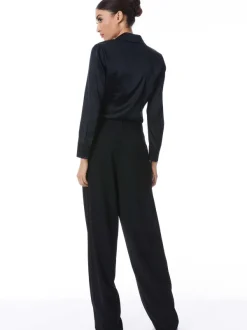 Women Alice and Olivia Willa Fitted Placket Top