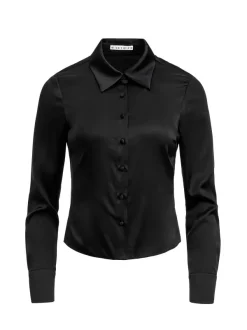 Women Alice and Olivia Willa Fitted Placket Top