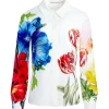 Women Alice and Olivia Willa Placket Top