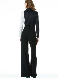 Women Alice and Olivia Willa Placket Top