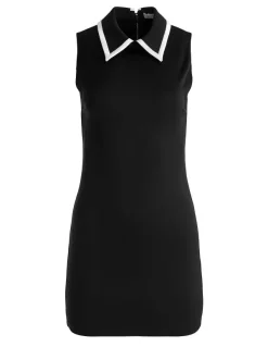 Women Alice and Olivia Wynell Collared Mini Dress