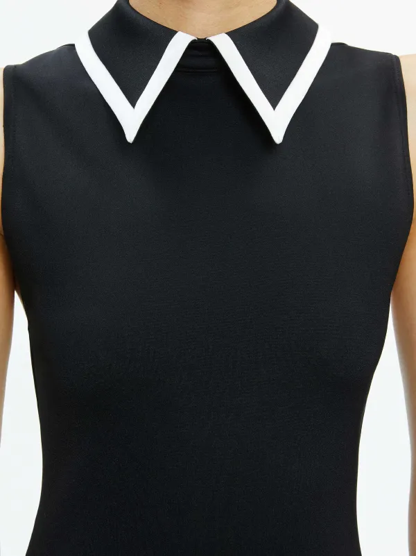 Women Alice and Olivia Wynell Collared Mini Dress